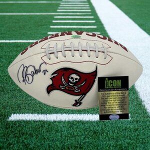 Tampa Bay Buccaneers Super Bowl XXXVII Ronde Barber Autographed Football w/COA